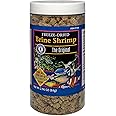 San Francisco Bay Brand Fish Food Freeze Dried Brine Shrimp - All Natural, Sustainably Harvested, High Protein Dried Brine Shrimp for Freshwater and Saltwater Fish - 2.96 oz (84g)
