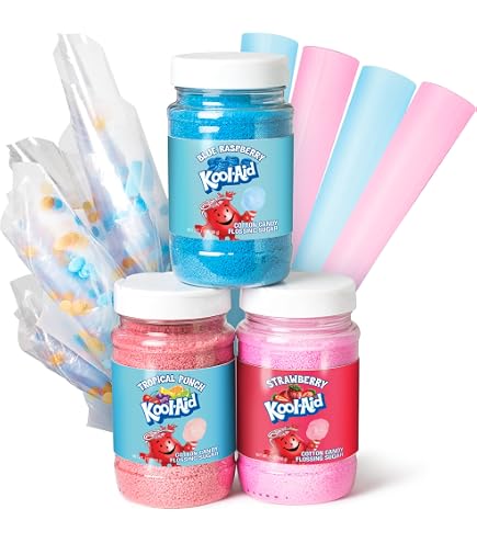 Flossine Blue Raspberry Cotton Candy Flavoring – Mix With Sugar – Gold Medal