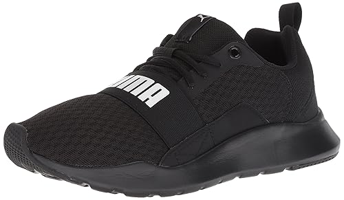 puma black wired sneakers