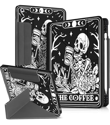 Gothic Skull Moon Bat Case For IPad 10.2 Inch IPad