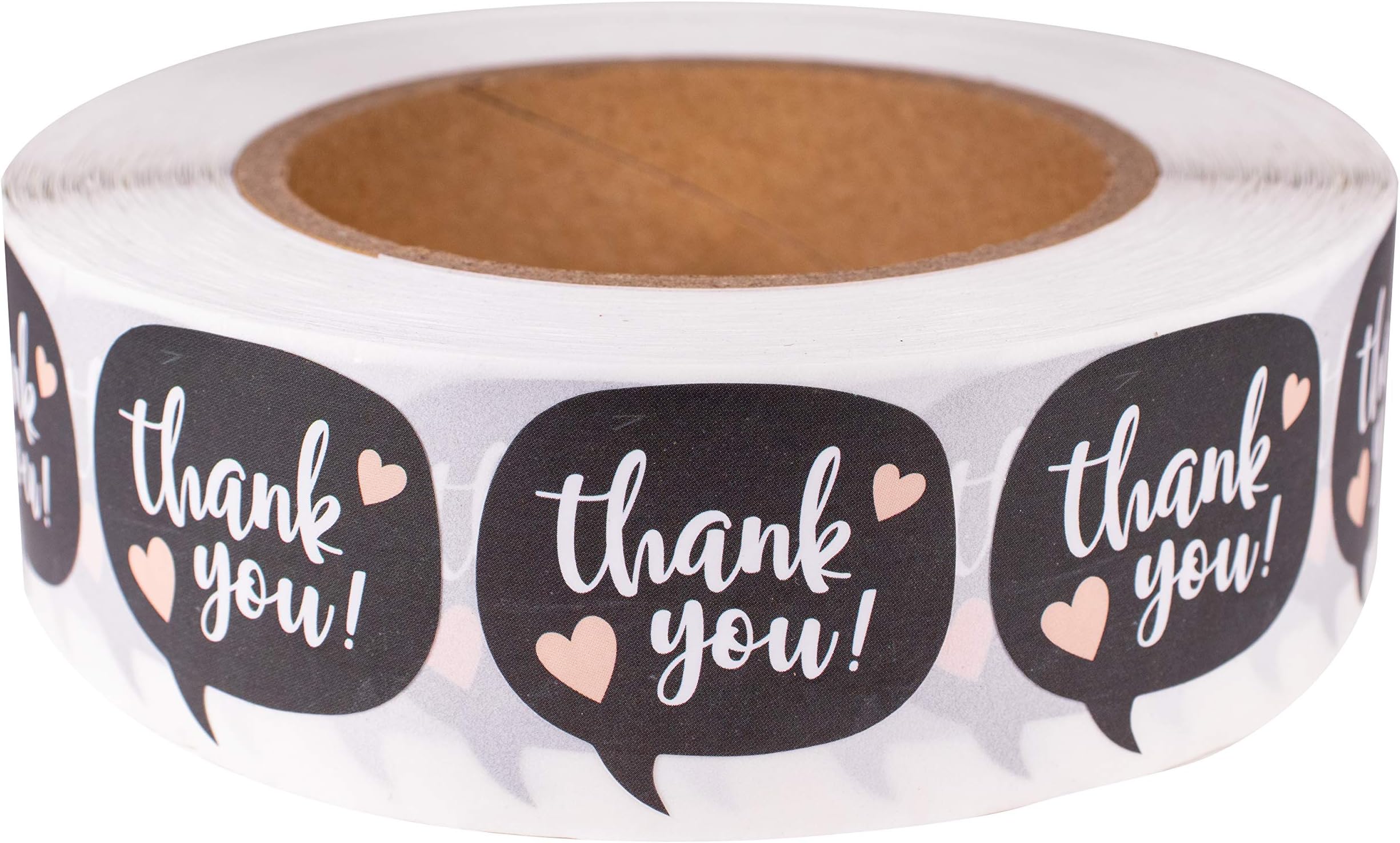 1.5" Speech Bubble Thank You Stickers - 1,000 Labels per Roll