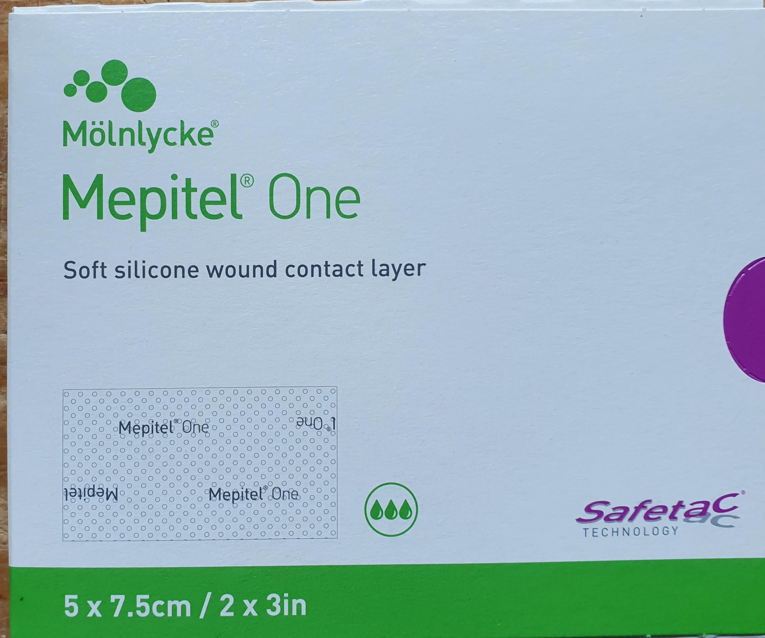 Mepitel 10 x Silicone Plasters 5 x 7.5 cm