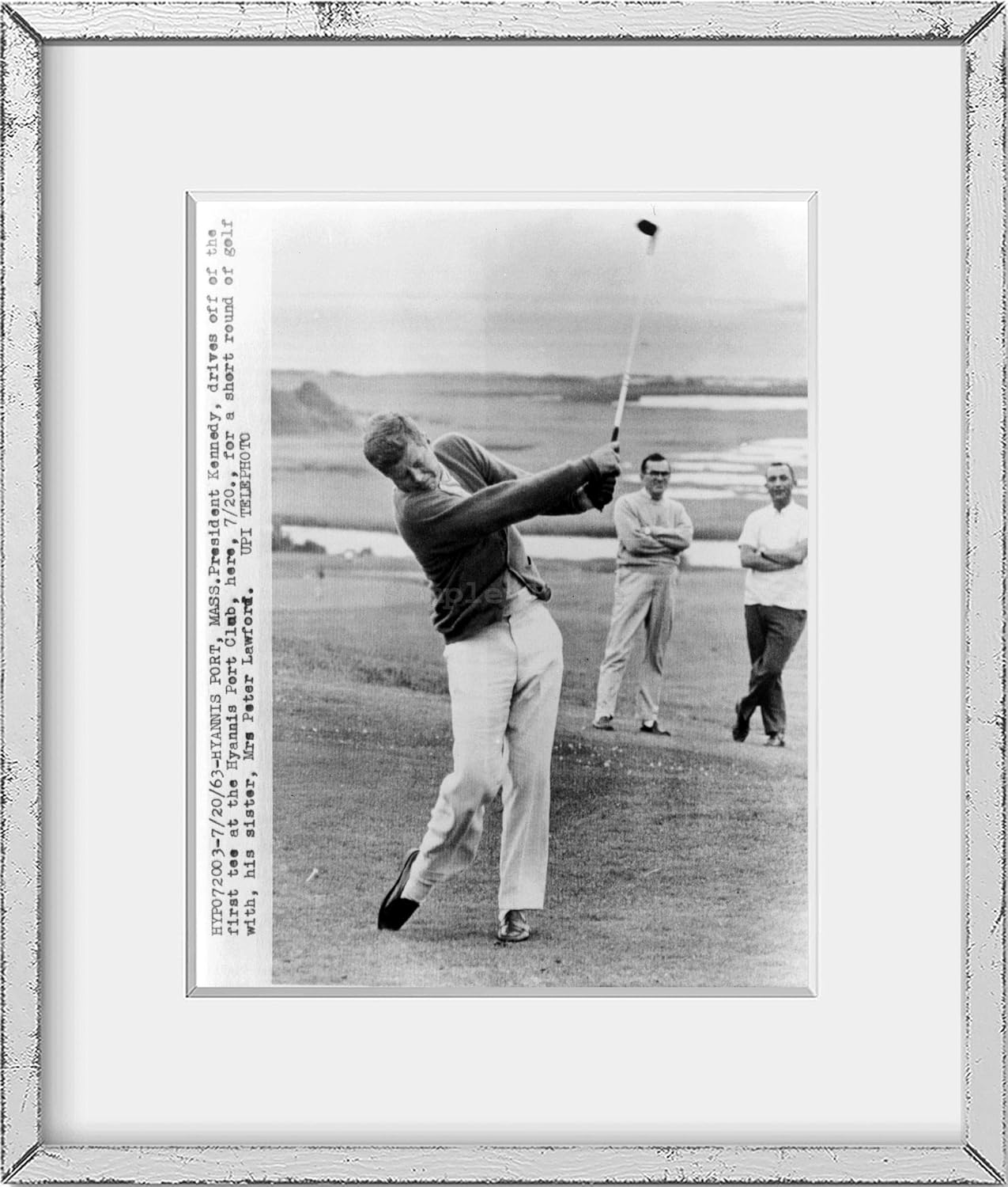 Photographs - INFINITE PHOTOGRAPHS Photo: President John F. Kennedy | Playing Golf | Hyannis Port, Massachusetts | 1963 | Gift Idea