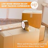 GOVLAX GROUP Brown Packing Tape 6 Rolls 48mm x 66m Heavy Duty Low Noise view 6