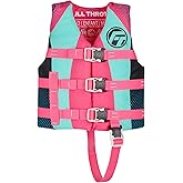 Full Throttle Child Nylon Life Jacket, 33-55lbs