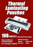 Halcent 4"x6" Thermal Laminating Pouches, 3 mil