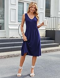 Zeagoo Women's Casual 2025 Tank Midi Summer Tshirt