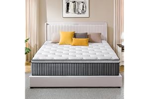 LegacyAmerhome 12 Inch Queen Mattress, Hybrid Queen Mattresses in a Box, Gel Memory Foam, Pocket Springs for Motion Isolation, Medium Firm Matress,60"x80"x12"