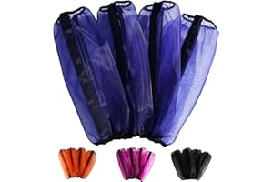 KZWT Horse Leggings Fine Mesh Horse Fly Boots Breathable Horse Boots Leg Wraps (Set of 4) Universal Size Provide Protection for Your Horse Against Horsefly