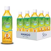 Savia - Zero Sugar Mango Aloe Vera Drink, Quality Aloe-Based Beverage, Made with Real Aloe Pulp &amp; Natural, Delicious &amp; Refreshing, Vegetarian, Gluten-Free, Fat-Free (16.9oz, 12-Pack)