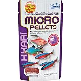 Hikari&reg; Micro Pellets&reg; Semi-Floating Fish Food for Small-Mouthed Freshwater Fish, 0.77 oz (22g)