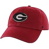NCAA Georgia Bulldogs '47 Brand Clean Up Adjustable Hat, Red 1, One Size