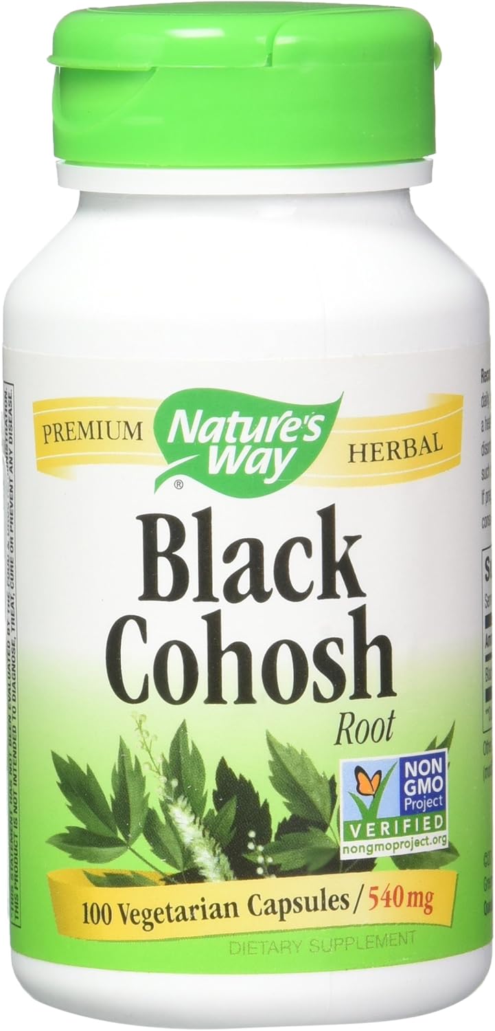 Natures Way Black Cohosh Root, 100 Capsules Health