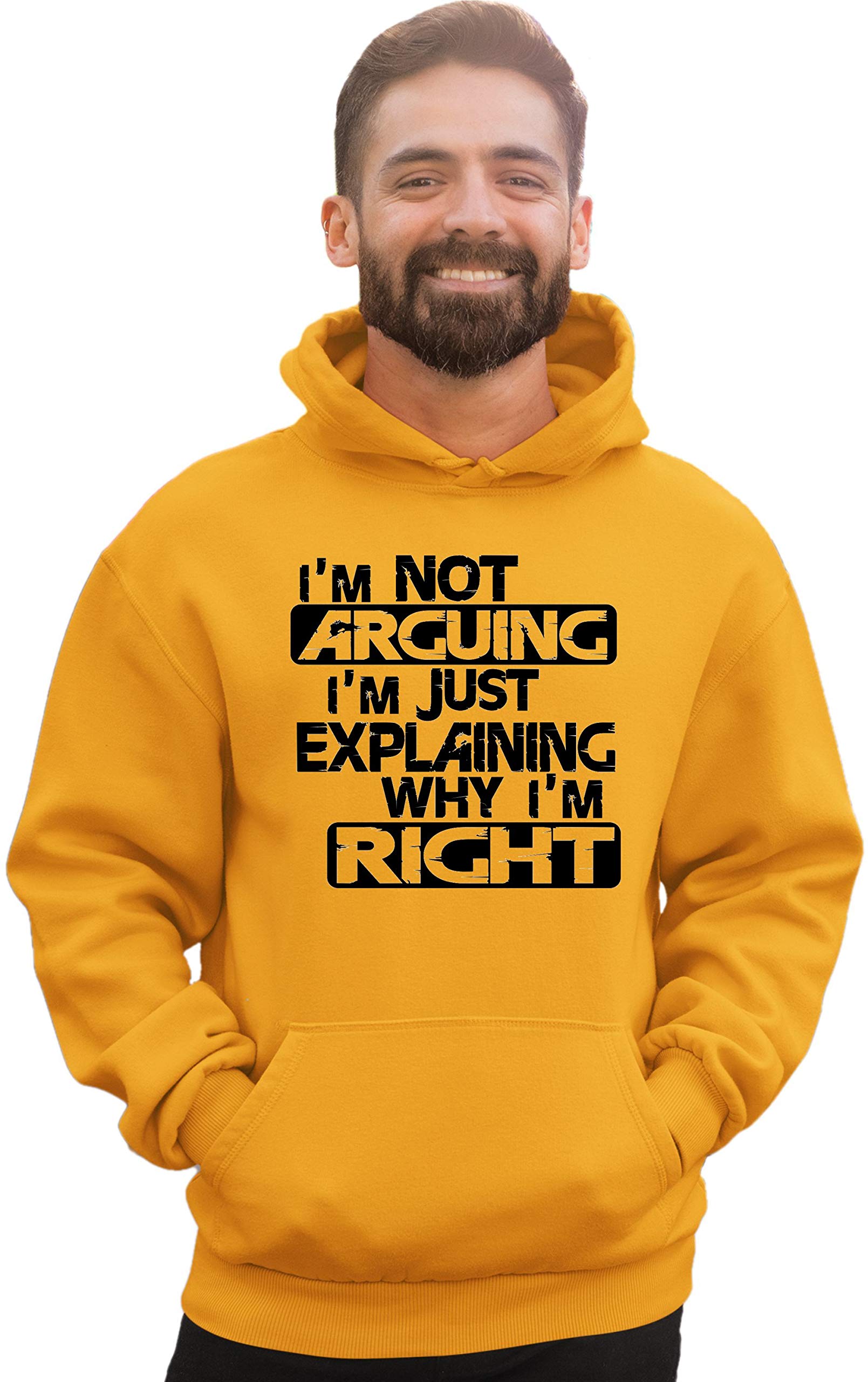 4X-Large Gold Mens I'm Not Arguing I'm Just