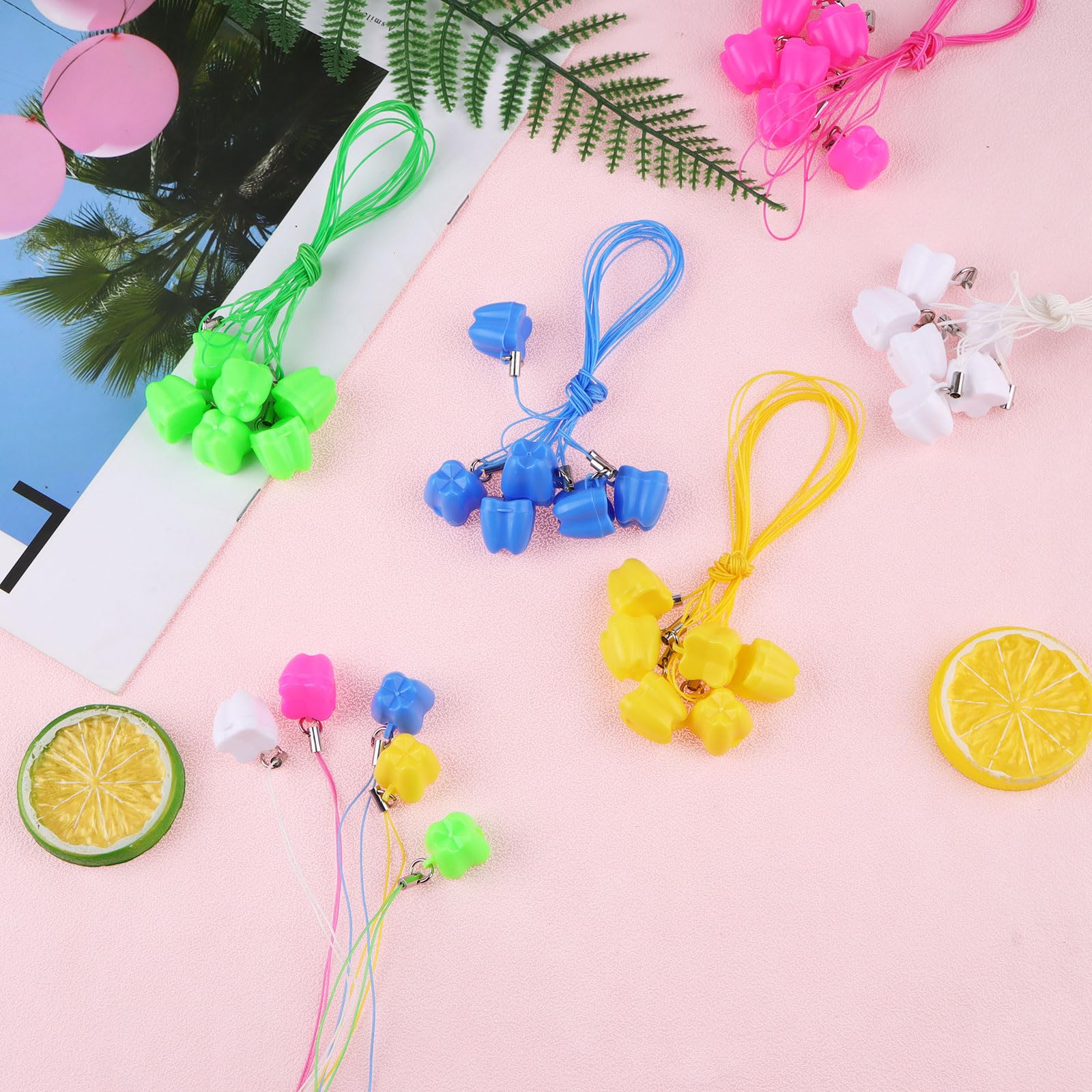 150-Piece Tooth Saver Necklaces, Little Box for Lost Teeth, Milk Teeth Storage Cases for Children, Tooth Fairy Bag, School Classroom Party Supply