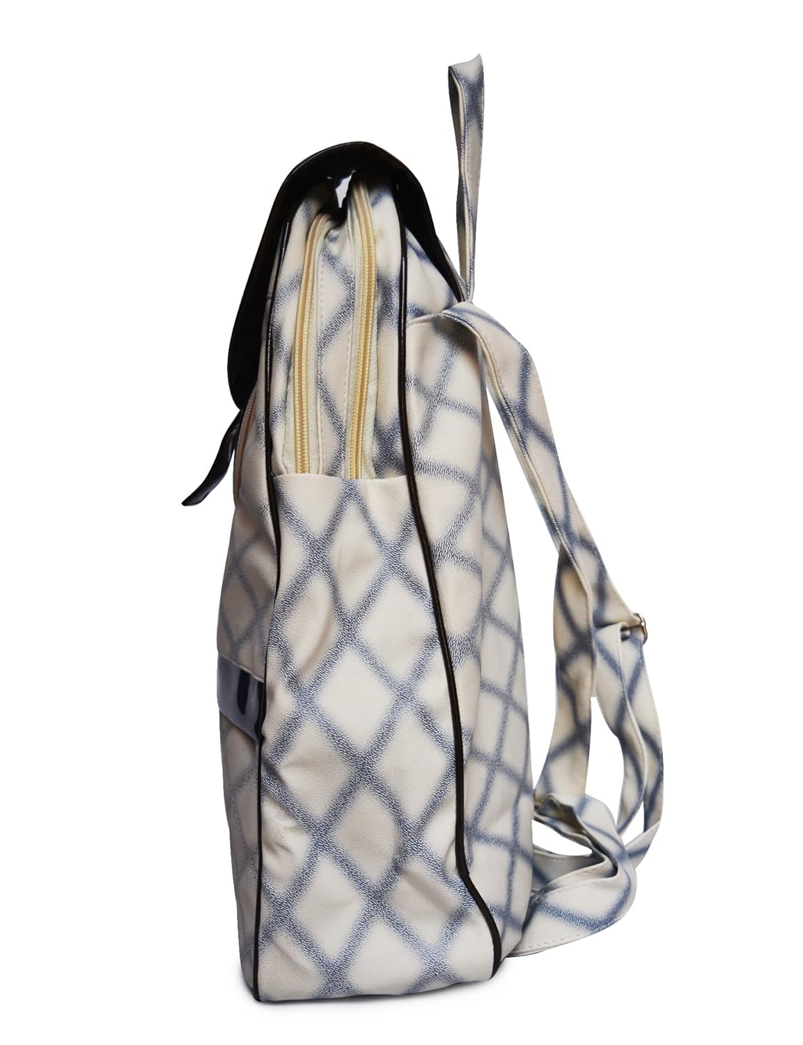 hbos new stylish girl's handbag backpack (cream, 223)