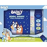 Bluey: Oooh, Shiny! Book and 5-Sound Flashlight Set - PI Kids