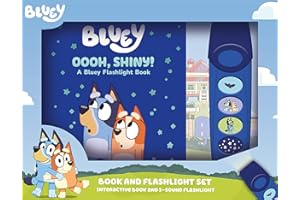 Bluey - Oooh, Shiny! A Bluey Flashlight Toy Adventure Sound Book - PI Kids