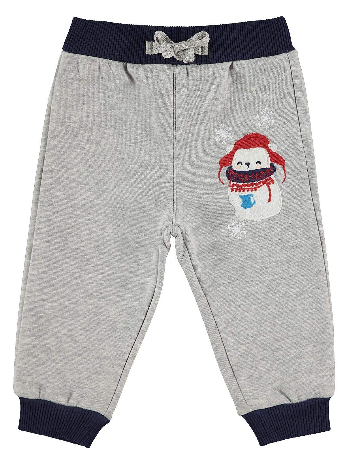 Baby Boy Pants With Colorful,Winter Figures (9 Months)