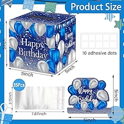 Blue Balloon Themed Party Decor - Surprise Cash