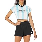 Adidas Womens Tiro Colorblock Cropped Tee