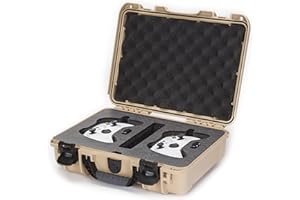 Nanuk 910 Waterproof Hard Case with Foam Insert for Xbox Controllers - Tan (910-XBCTL0)