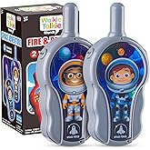 LAEbuild Walkie Talkies for Kids Toys Gifts for 3 4 5 6 7 Year Old Girls Boys Long Range Space Adventure Walkie Talkies for Christmas Birthday Easter Gifts Indoor Outside Games Gray