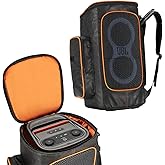 Jeachan Speaker Bag Rugged Speaker Bag Carry Case Compatible with JBL Party Box 120, Portable Speaker Carry Bag Backpack