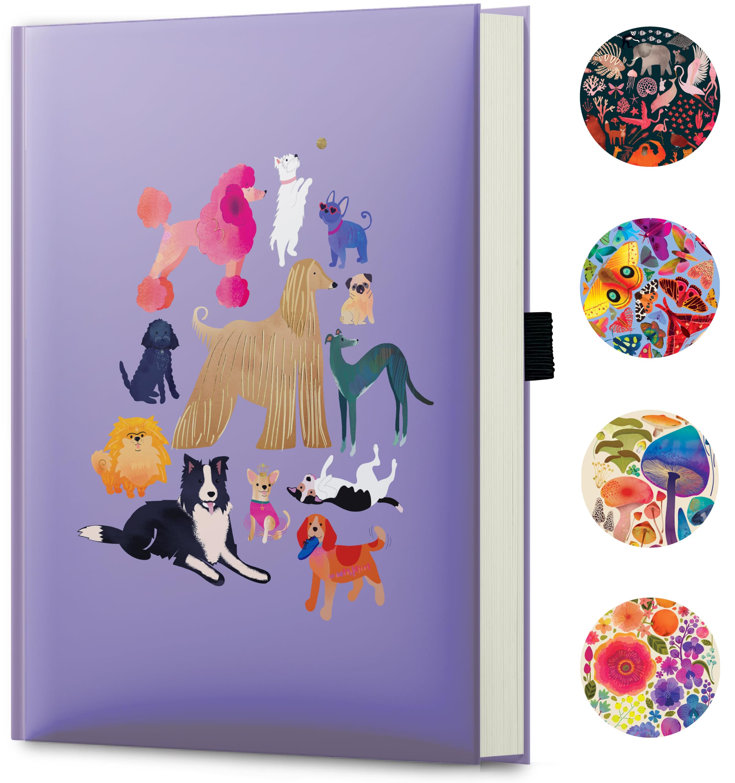 Elena Essex Notebook A5 Lined Journal -160 Pages, Hardcover Journals for Women Men/Writing Notebook for Work Office School 14.5 x 21cm / 160 GSM Thick Paper/Gift Box (Best in Show)