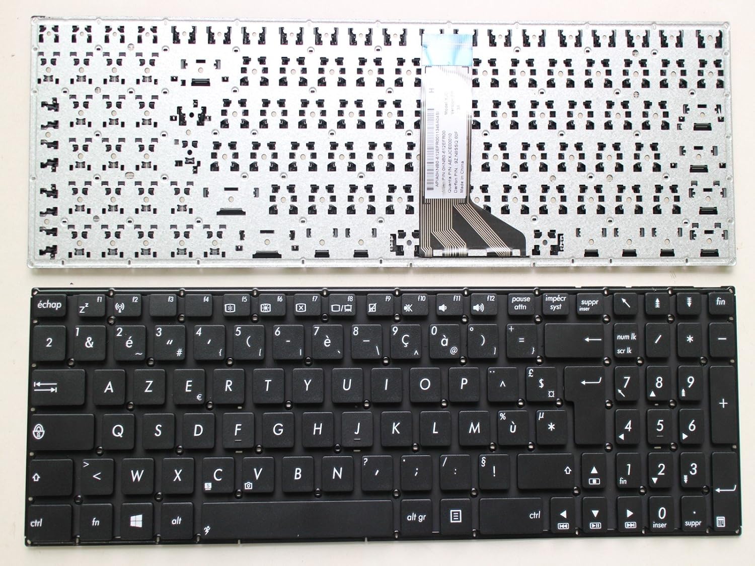 Azerty Francais Clavier Pour Asus X551c X551ca X551m P551 P551ca R551 F551c F551m F551ma D550 Tp550l Amazon Fr Informatique