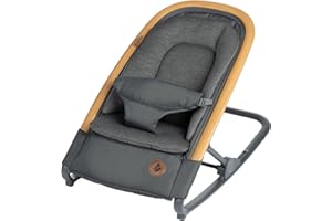 Maxi-Cosi 2-in-1 Kori Rocker, folds flat, travel, washable fabrics, Classic Graphite