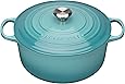 Le Creuset Enameled Cast Iron Signature Round Dutch Oven, 4.5 qt., Caribbean
