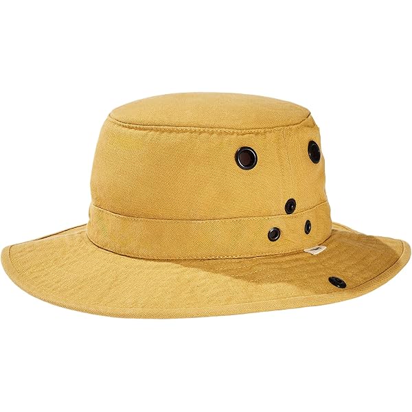 NWT Tilley The Iconic T1 Dk Camel Brown Bucket Hat - Size 7 - Made In Canada Tilley The Iconic T1 Bucket - Dark Camel – Hats By The Hundred main image 3
