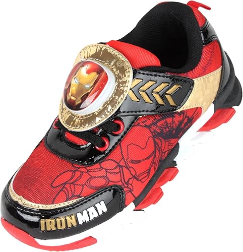 Amazon アベンジャーズ Marvel Avengers Speed Power Lighting ライトアップ レッド スニーカー 運動靴 ピカピカ 光る靴 ボーイズ 17 0cm 並行輸入品 アベンジャーズ 運動靴 スニーカー
