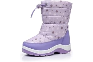 Blikcon Boys Girls Snow Boots Slip Resistant Waterproof Winter Boots (Toddler/Little Kid)