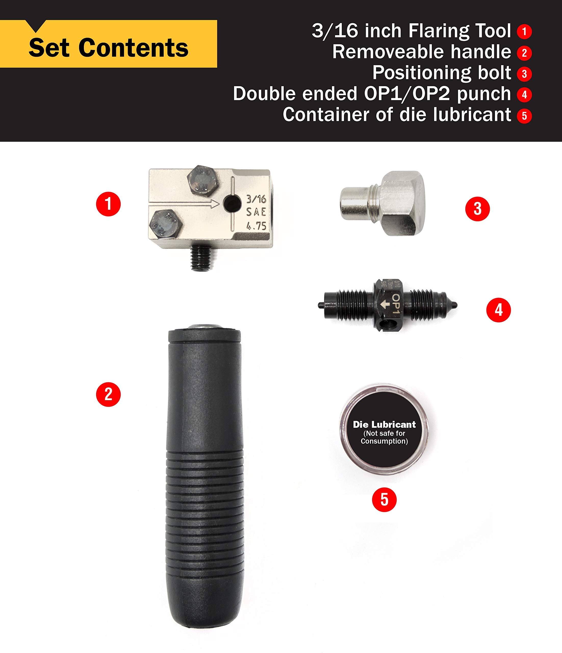 Galleon Titan Tools 51535 3/16Inch Double Flaring Tool