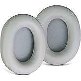 MOLGRIA WH-1000XM5 Ear Pads Cushion, Replacement Protein Leather Earpads for Sony WH1000XM5 Noise Canceling Over-Ear Headphones(Silver)