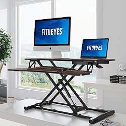 FITUEYES Height Adjustable Standing Desk 32” Wide