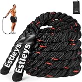 5lb Weighted Jump Rope for Men and Women, Adult Heavy Skipping Rope, Heavy Jump Ropes for Home Workout, Weight Loss, Shaping Body, Total Body Workout Equipment (Black Grey)