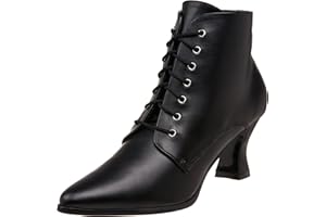 Funtasma by Pleaser Women's Victorian-35 Victorian Ankle Boot,Black,7 M US
