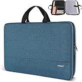 Ytonet Laptop Sleeve Case 16 Inch 15-15.6 Inch, Carrying Case with Handle | Compatible with HP Dell Lenovo Asus Notebooks, Laptop Cover, Water Resistant, Slim, TSA, Gifts for Men Women, Deep Teal