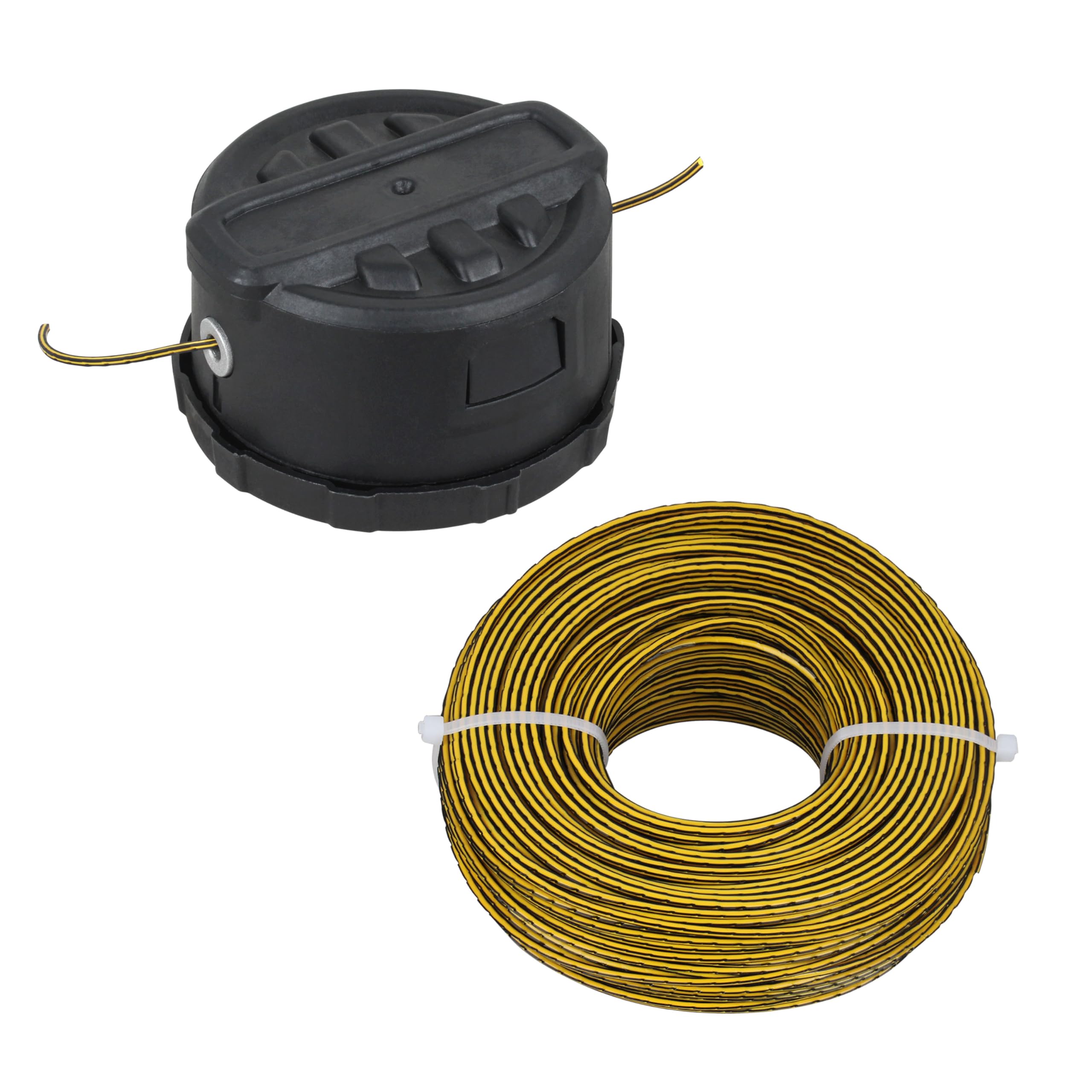 Photo 1 of * 131763310 DWO1DT995 Quickfeed String Trimmer Head for Dewalt 20V 40V 60V Cordless Trimmers Weed Eater Head Replacement?with DWO1DT802 225-Foot by 0.080-Inch Trimmer Line Set of 2