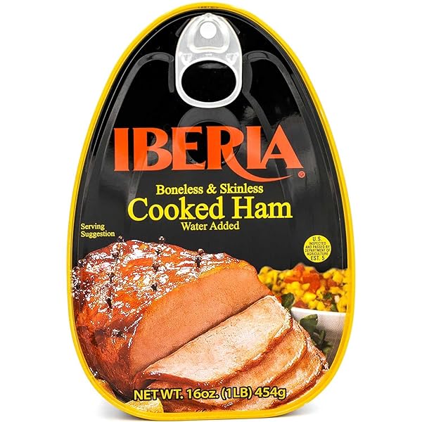 IBERIA BONELESS & SKINLESS COOKED HAM, 16 OZ