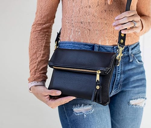 foldover crossbody bag