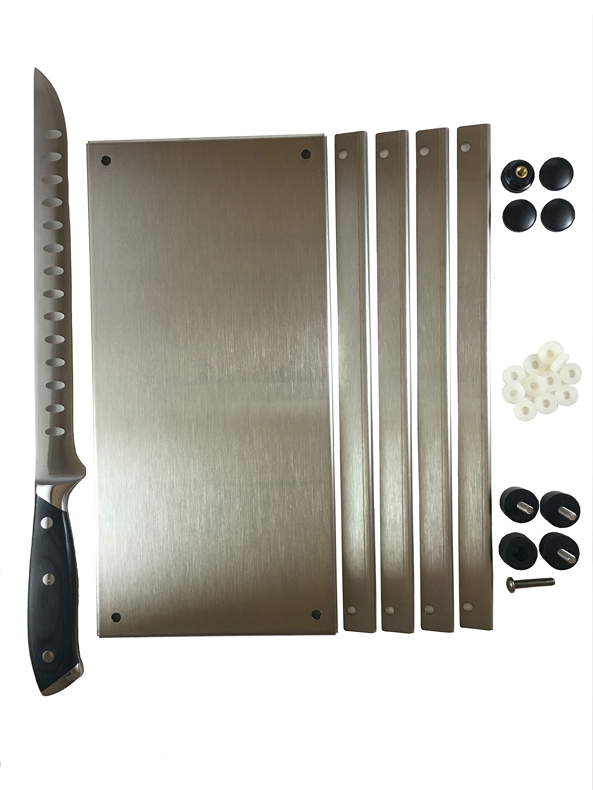 ShopEzy Stainless Steel Jerky Maker Cutting Board With 10Inch