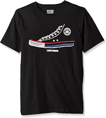 Converse Simplistic Sneaker - camiseta Niñas, Black (Converse Black), 2-3 años (Talla del fabricante: 2-3 Years): Amazon.es: Ropa y accesorios