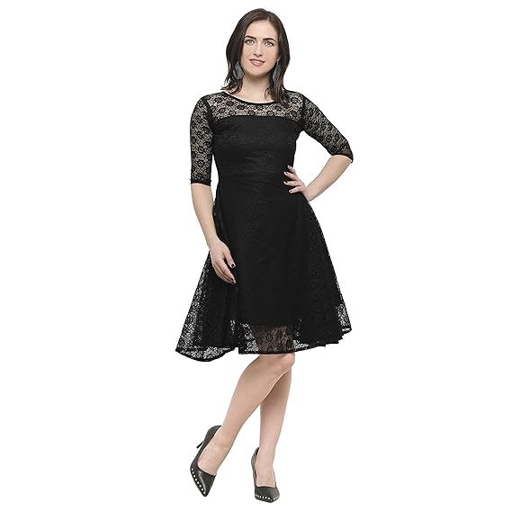 black plain frock