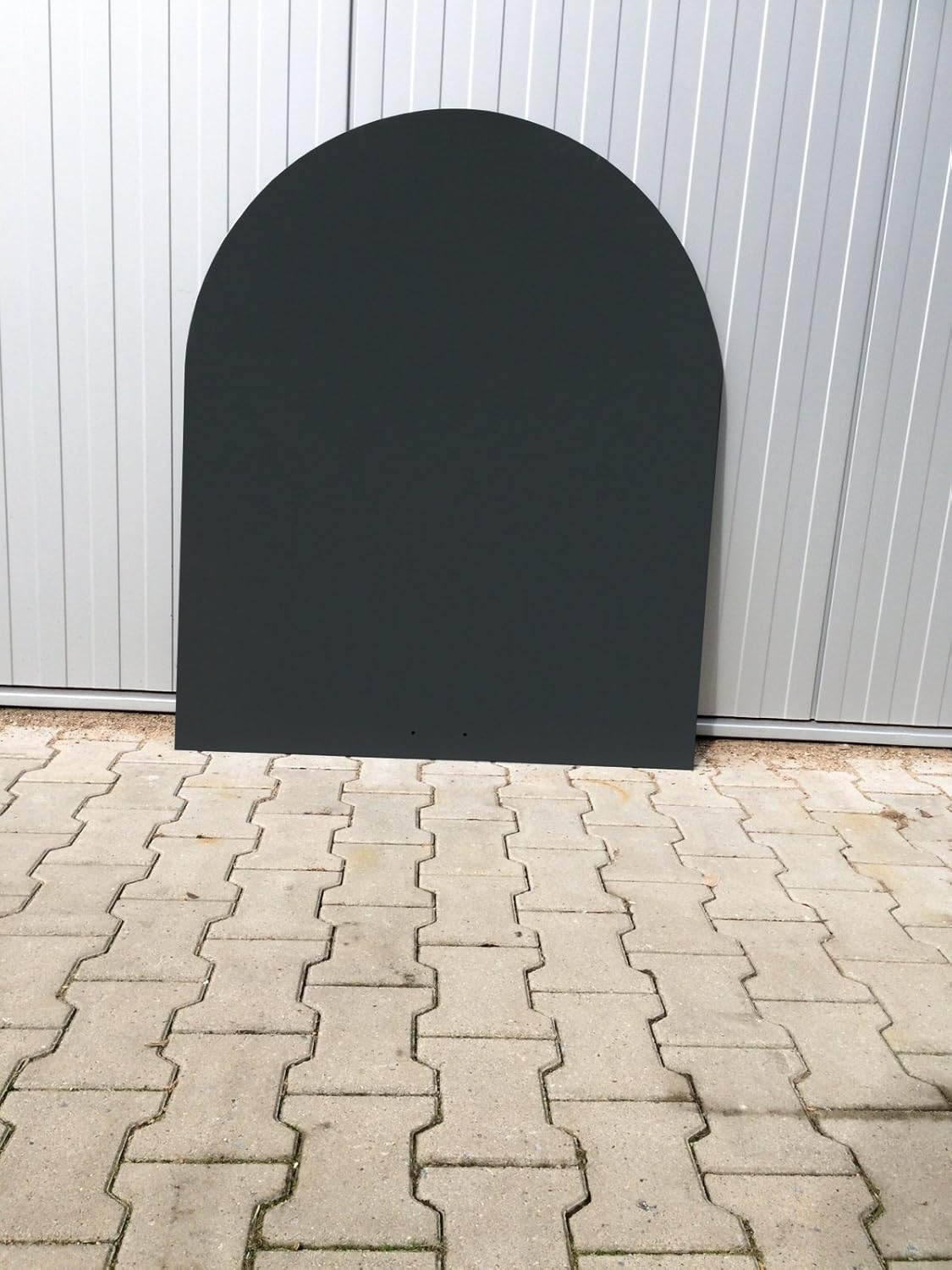 Kamin bodenplatte stahl schwarz