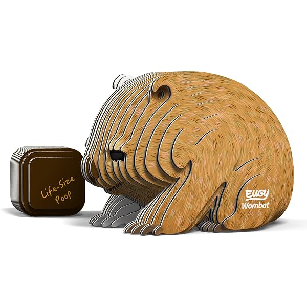 LEVLO Kosmetiktasche Mit Wombat-Motiv – Lustige Tasche Mit Spruch 'Always Be Yourself Unless You Can Be A Wombat'