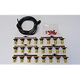 Pro-Fill Watering Systems for Golf Carts - 48V. kit for (6) 8V Batteries w/ 2.5" Cell spacing